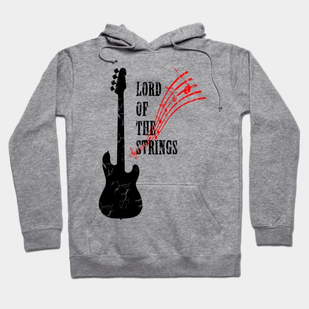 Guitar, Lord Of The Strings Hoodie by hottehue